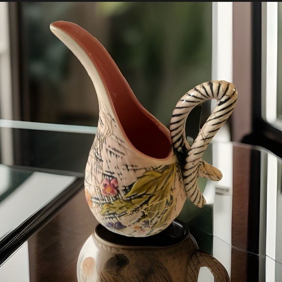 VINTAGE HULL 1955 FLITE POTTERY SIGNED - Picture 2 of 6